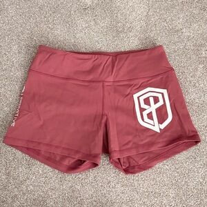 Born Primitive women’s Mauve small CrossFit Athletic Shorts